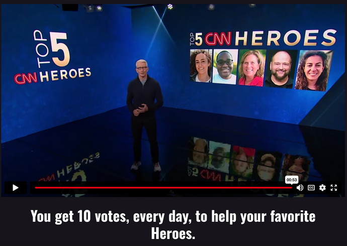 CNN Hero Awards - Last Day of Voting